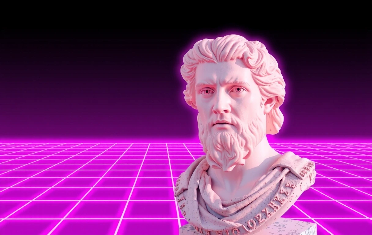 Digitaler Marmor-Büste